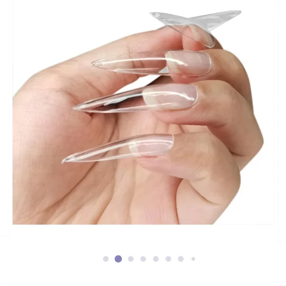 Allkem Luxury Nails Soft Gel XXL Stiletto Nails 2 Bags Of 504 Pieces 12 Sizes - Picture 8 of 9